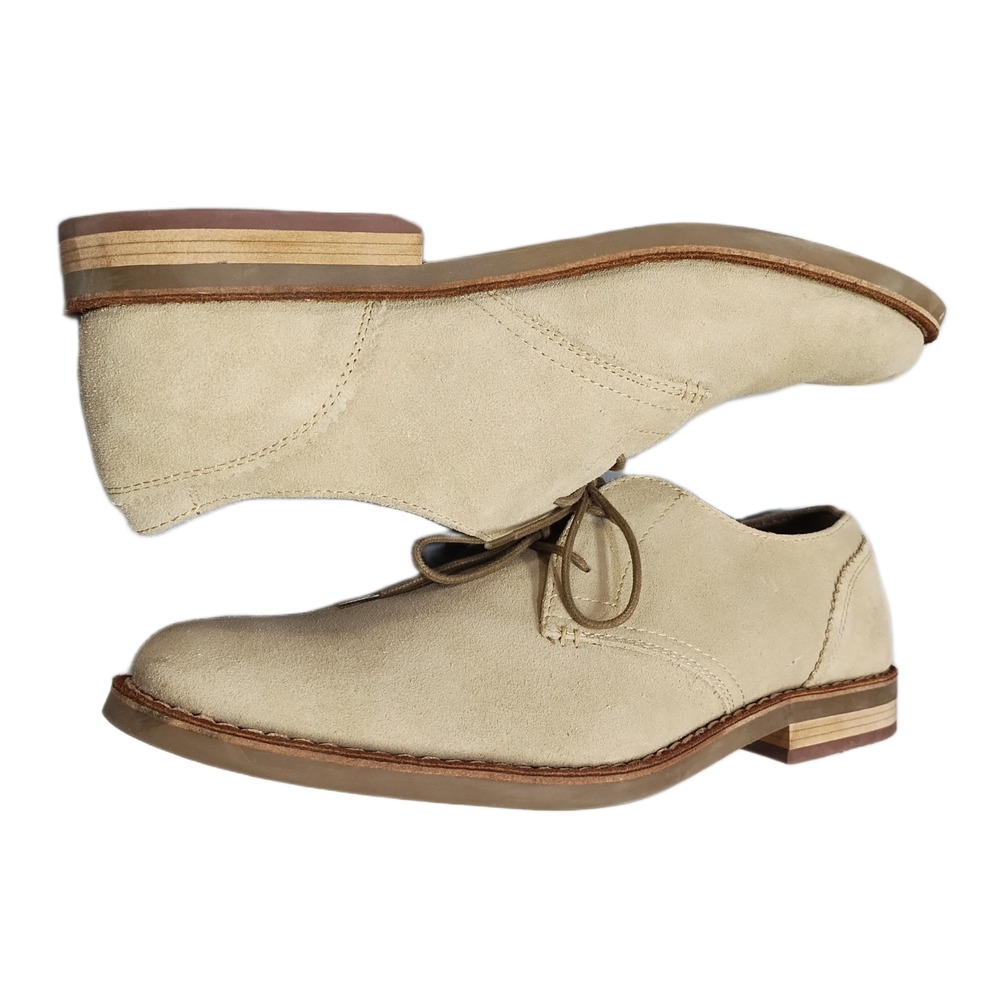 Original Penguin Waylon Oxford Shoes Mens US 12 Brown Classic Cuban Heel Lace Up